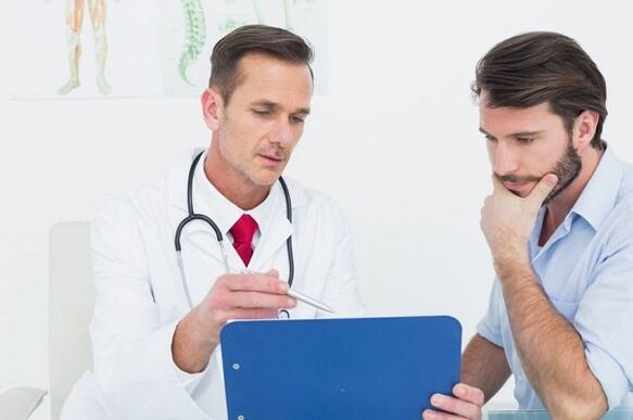 Seeing a doctor for calculous prostatitis